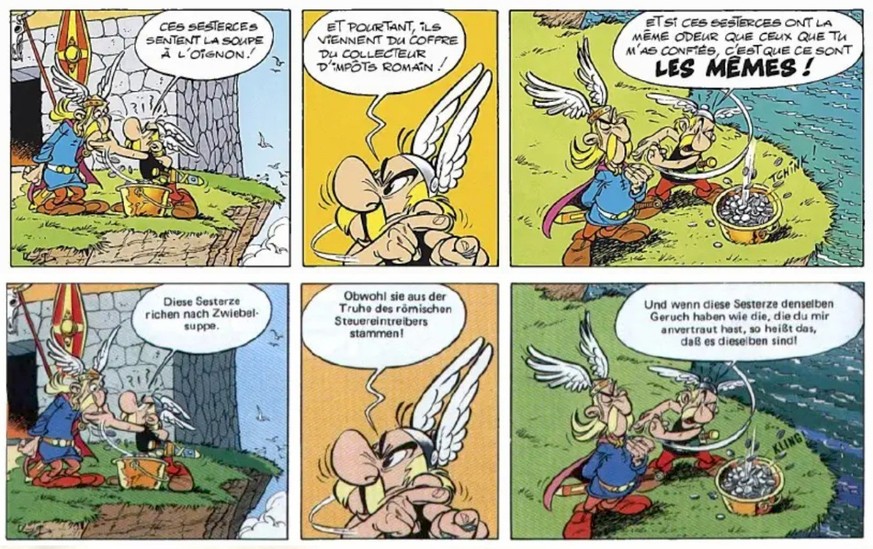 Astérix et le chaudron - Asterix und der Kupferkessel - 1969