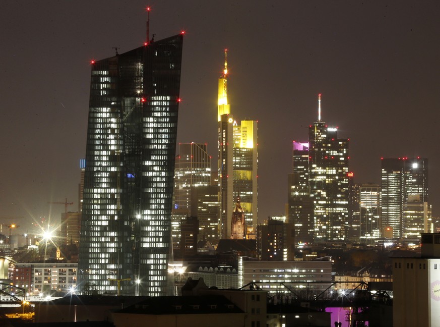 Sitz der Europäischen Zentralbank in Frankfurt.