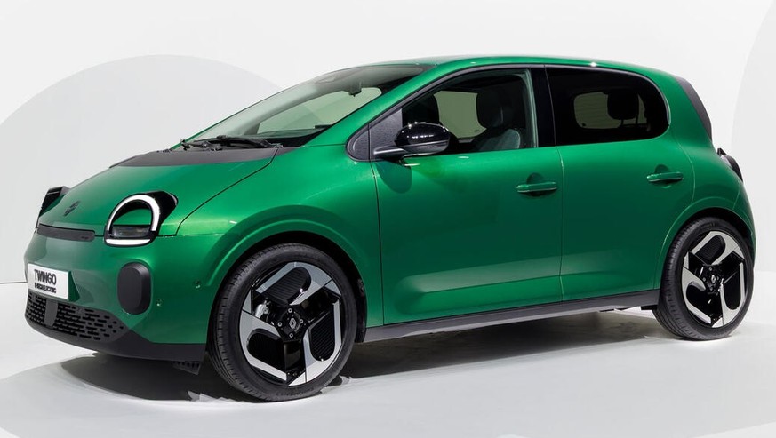 Der Elektro-Twingo ist 3,79 Meter lang und somit 13 cm kürzer als der bereits kleine Renault 5.