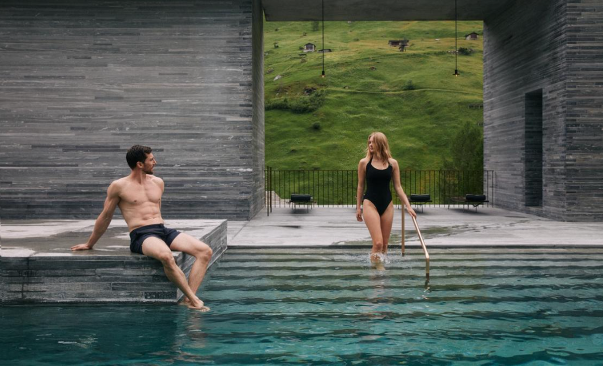 Rauszeit Hotel Unterkünfte Schweiz mit Wellness Deluxe Vals 7132 Hotel