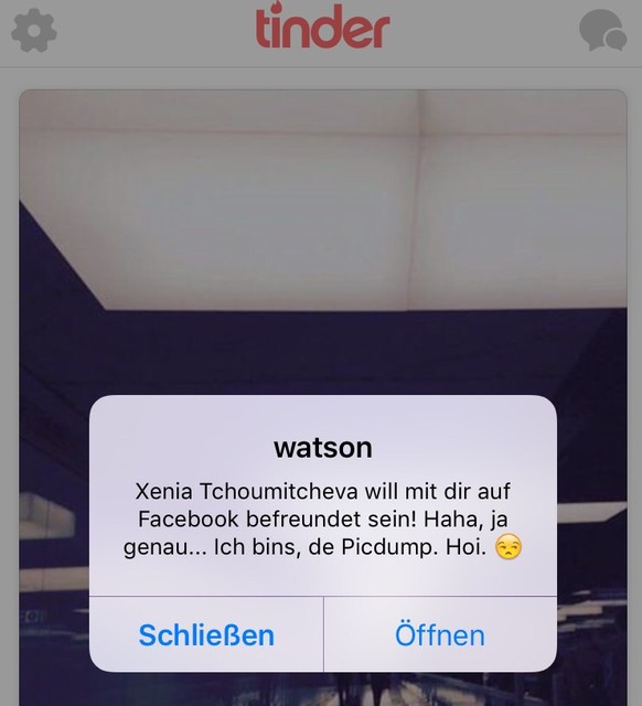 Das Internet in einem Bild erklÃ¤rt: Willkommen zum PICDUMP
War grad auf Tinder, als der Push gekommen ist und hab mich schon gefreut, endlich wieder einen Match zu haben. NÃ¼d gsi, hÃ¤. ð