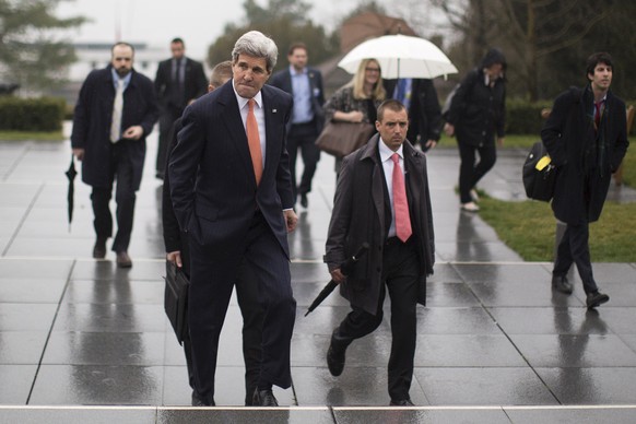 Ein oft gesehenes Bild: Immer wieder weilte US-Aussenminister John Kerry in den vergangenen Monaten zu Atomgesprächen am Genfersee.