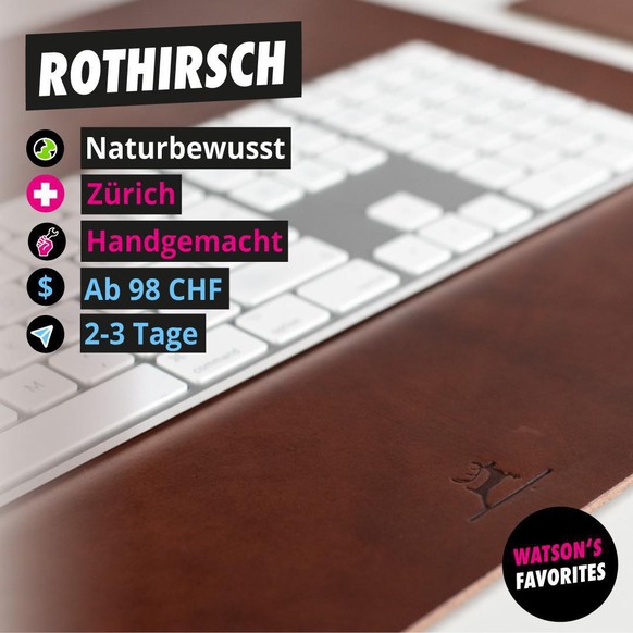 Die Schreibtischunterlage von Rothirsch