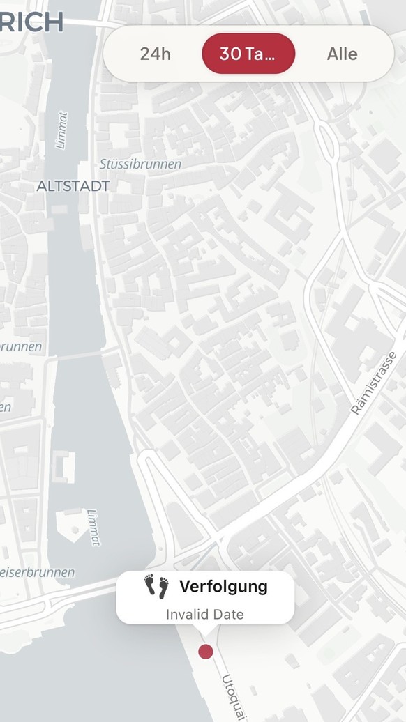Screenshot laut.jetzt app