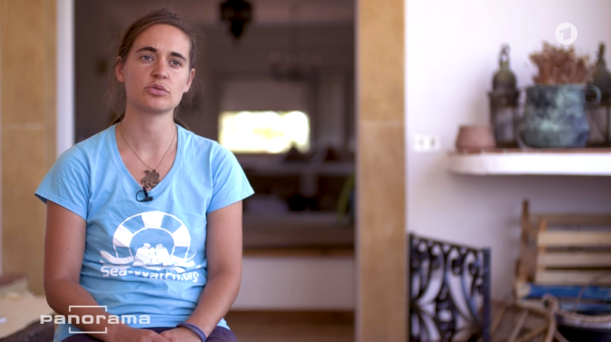Carola Rackete im Interview mit dem «ARD».