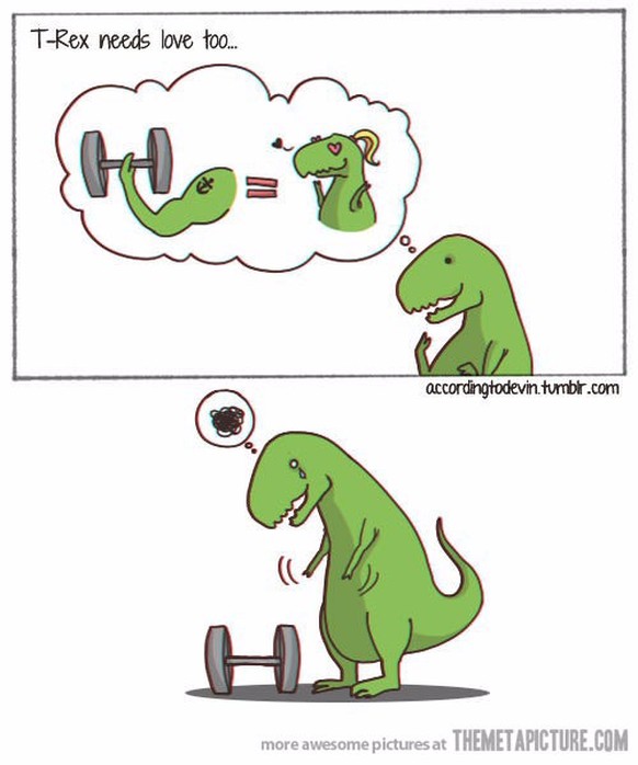 13 Grﾃｼnde, warum die Welt mehr aufblasbare T-Rex-Kostﾃｼme braucht
Poor T-Rex个