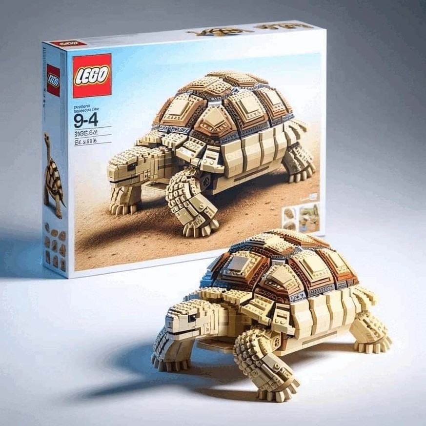 KI-Lego-Set Schildkröte