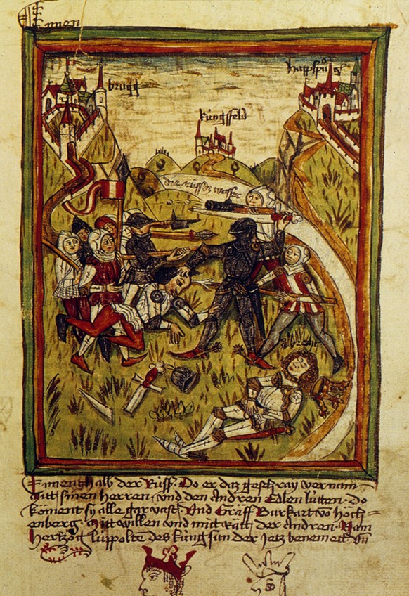 Ermordung König Albrechts bei Königsfelden, 1308