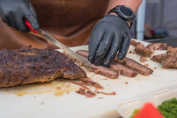 Texas BBQ brisket beef ribs barbecue smoker essen food rindfleisch kochen