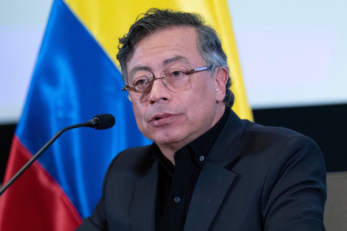 Colombia's President Gustavo Petro speaks during a news conference at the Colombian embassy in Washington, Tuesday, Feb. 3, 2026. (AP Photo/Jose Luis Magana)
Gustavo Petro