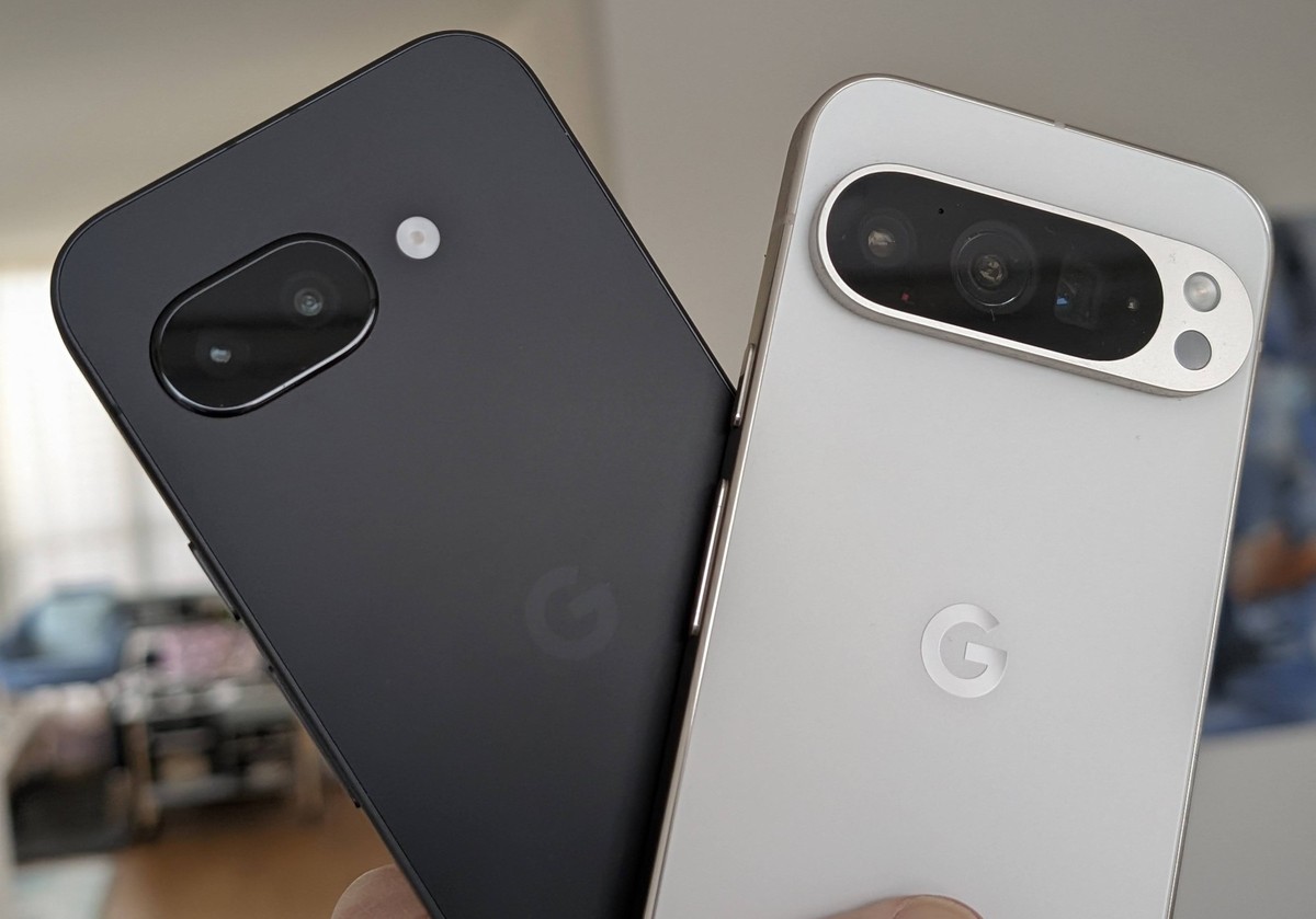 Pixel 9 und Pixel 9a von Google im Vergleich.
