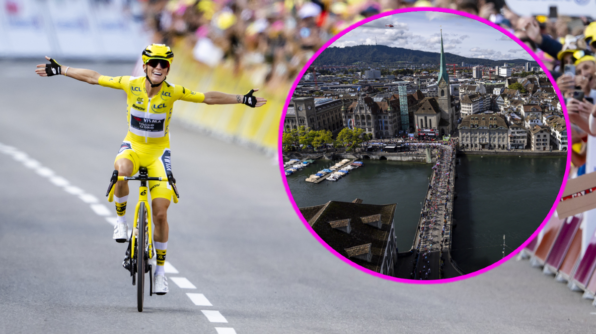 La Française a remporté le Tour de France féminin moins d'un an après les Mondiaux de Zurich (médaillon), auxquels elle a participé et qui lui ont servi de leçon.