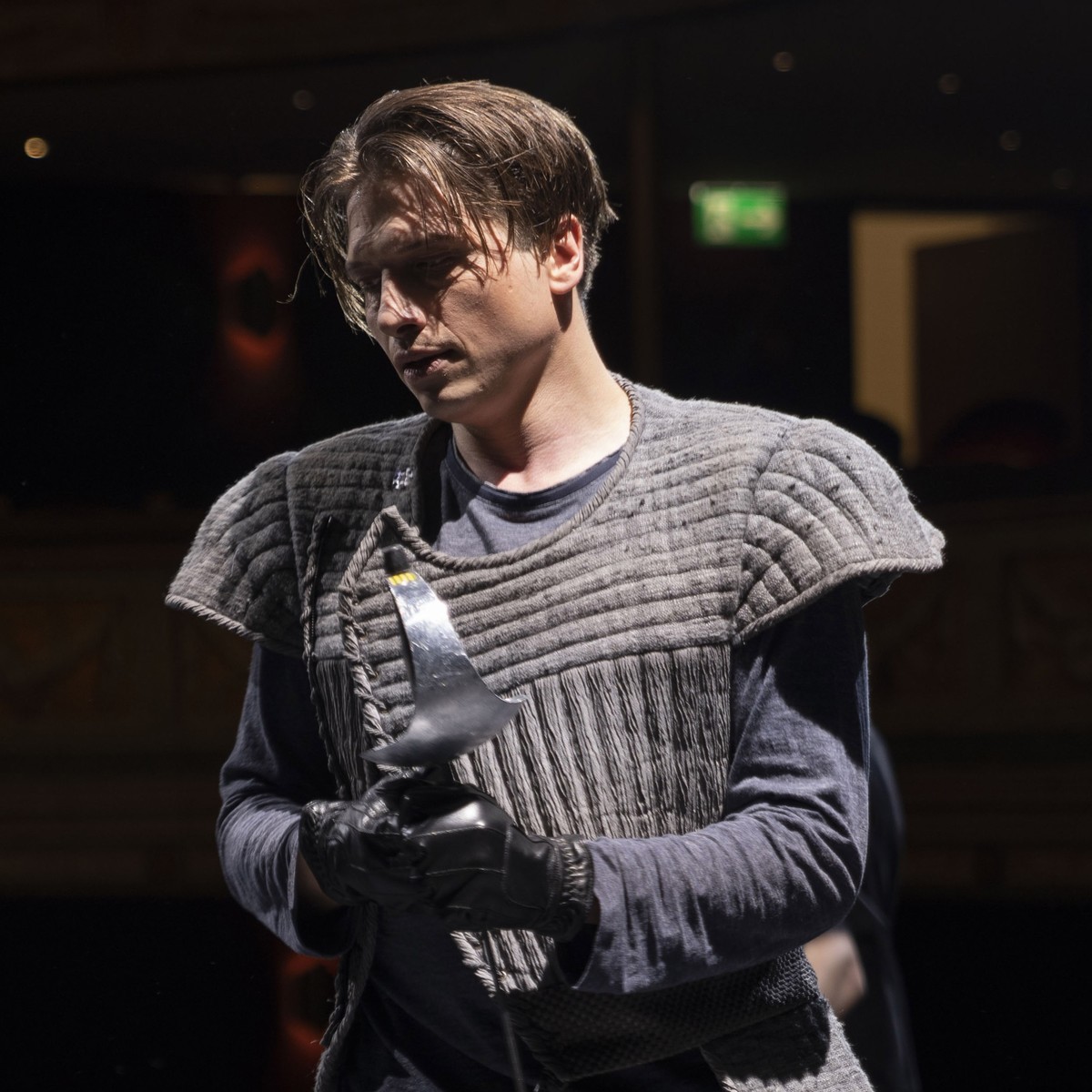 Der Schweizer Theater- und Filmschauspieler spielt im Stueck ''Romeo und Julia'' nach Wiliam Shakespeare den Romeo am Theater Orchester Biel Solothurn TOBS in Solothurn, Probenaufn ...
