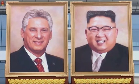 Miguel Diaz-Canel Kim Jong-Un