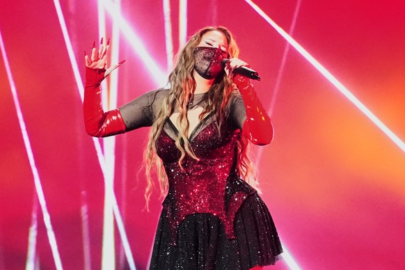 Felicia from Sweden performs the song "My System" during the first semifinal of the 70th Eurovision Song Contest in Vienna, Austria, Tuesday, May 12, 2026. (AP Photo/Martin Meissner)
Austria ...