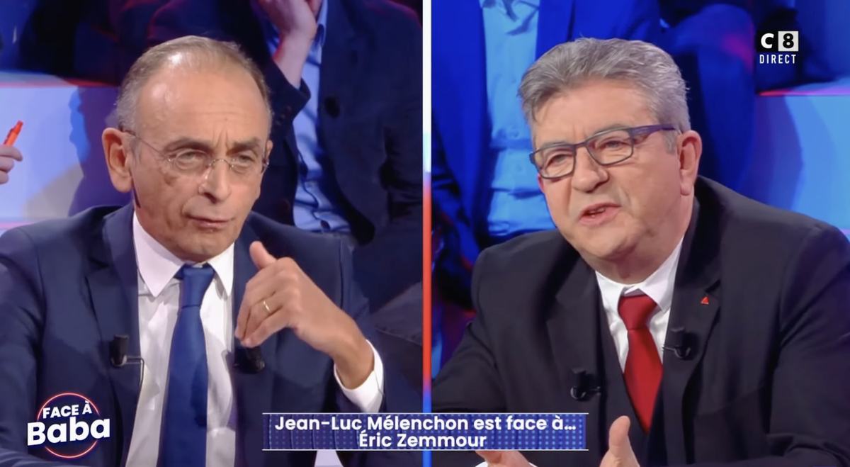 Face à Baba Zemmour Mélenchon