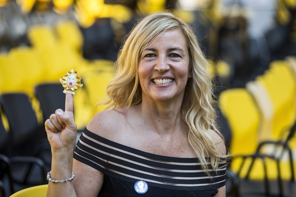 Swiss director Barbara Miller poses during a photocall for the film "Female Pleasure" during the 71st Locarno International Film Festival, Sunday, August 5, 2018, in Locarno, Switzerland. Th ...