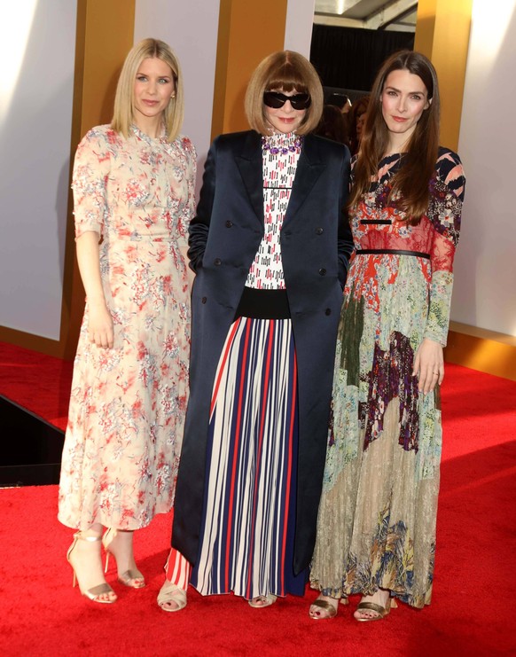 Anna Wintour mit Schwiegertochter (links) und Tochter (rechts) an der New Yorker Premiere.