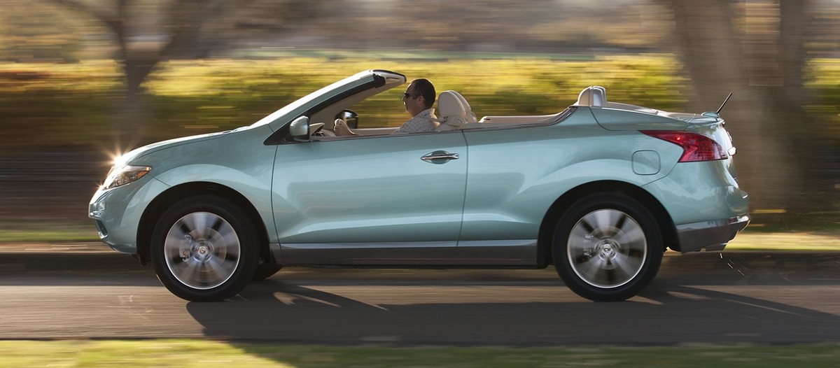 The 2013 Murano CrossCabriolet provides a unique, all-season perspective on driving as the world's first all-wheel drive crossover convertible. https://usa.nissannews.com/en-US/releases/us-2013-n ...