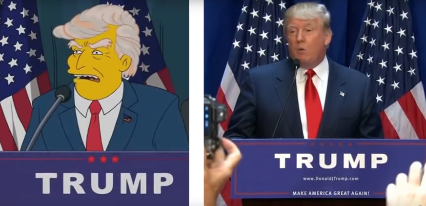 Die «Simpsons» haben es schon im Jahre 2000 geahnt: Donald Trump wird einst Präsident der Vereinigten Staaten von Amerika.