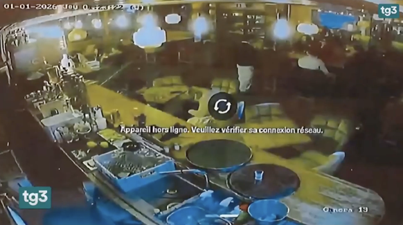 Screenshot Überwachungskamera Le Constellation - Crans-Montana