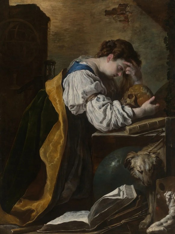 «Melancholie», gemalt von Domenico Fetti, um 1615.
https://www.artic.edu/artworks/250762/melancholia