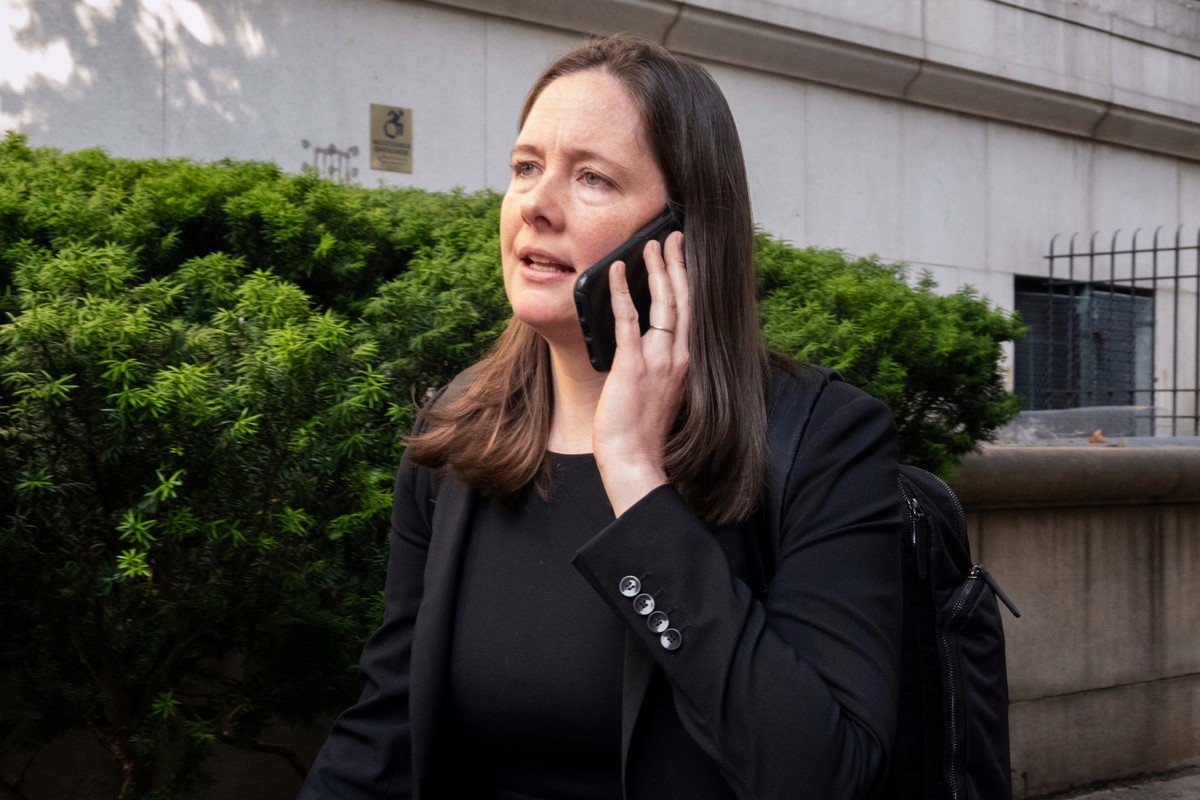 FILE - Assistant U.S. Attorney Maurene Comey is outside court during the Sean "Diddy" Combs' sex trafficking trial, June 3, 2025. (AP Photo/Ted Shaffrey, File)
Justice Department Mauren ...