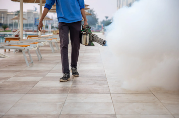 Gaseinsatz zur Desinfktion in einem Hotel. In Istanbul endete dieser tödlich.