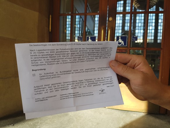 Dem Schweizer wird von der Bundespolizei die Einreise nach Deutschland verweigert.