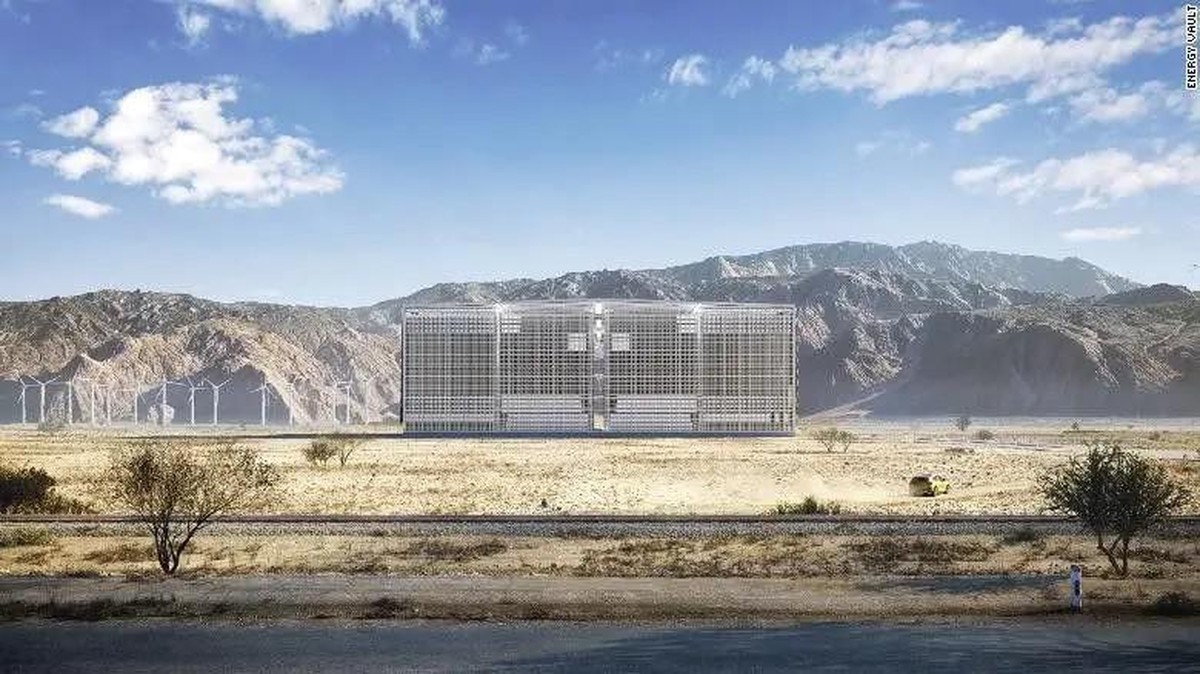 Voici à quoi devrait ressembler la nouvelle installation d'Energy Vault.