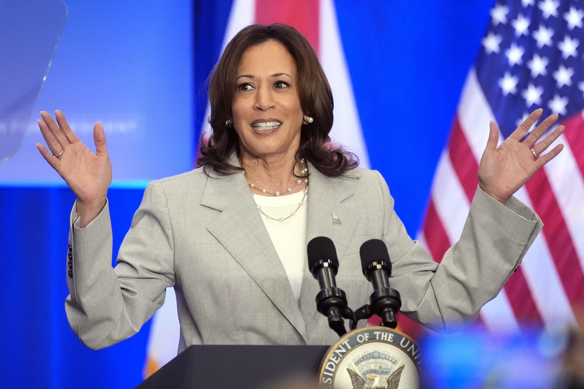 FILE - Vice President Kamala Harris speaks about the implementation of Florida's extreme abortion ban at an event May 1, 2024, in Jacksonville, Fla. Harris has been the White House's first l ...