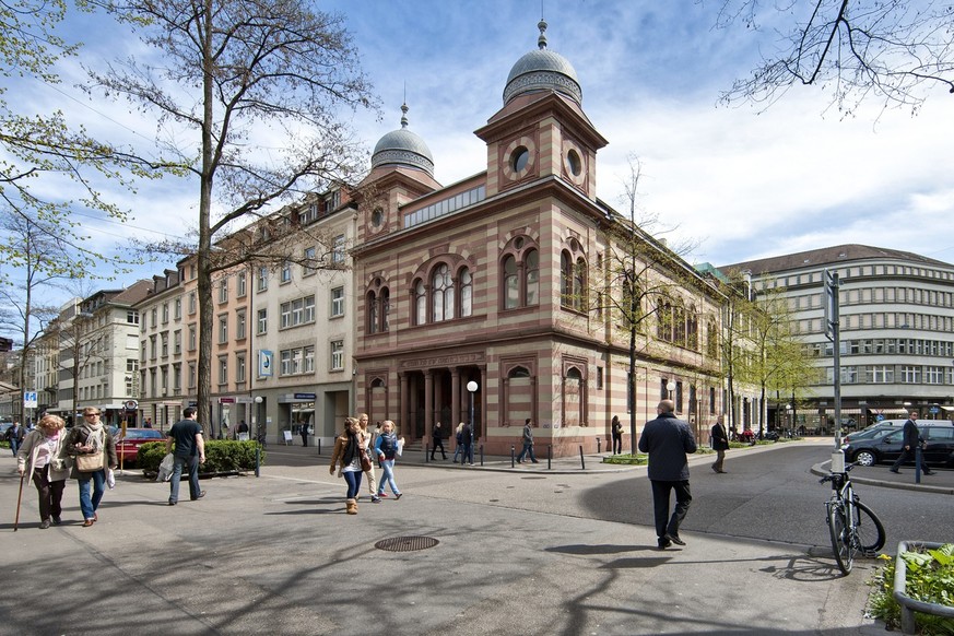 Die Synagoge an der Loewenstrasse, aufgenommen am Dienstag, 10. April 2012 in Zuerich. (KEYSTONE/Alessandro Della Bella)