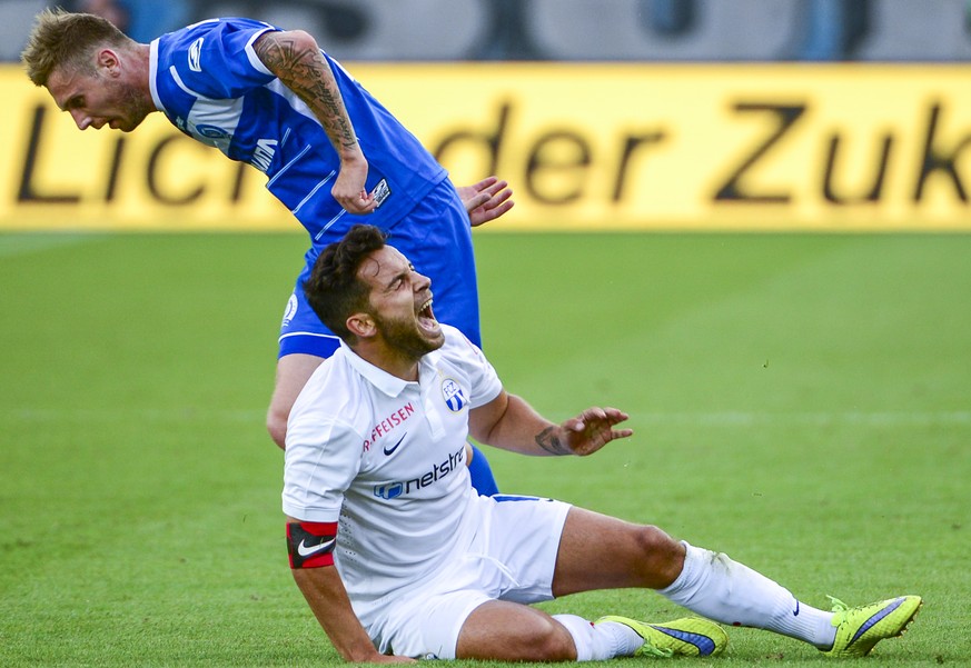 Pech für den FC Zürich: Captain Davide Chiumiento und Mike Kleiber müssen verletzt raus.&nbsp;