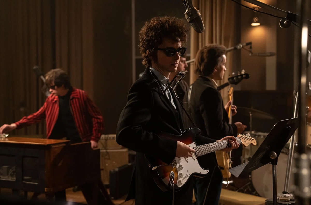 Timothée Chalamet est Bob Dylan dans "Un parfait inconnu".