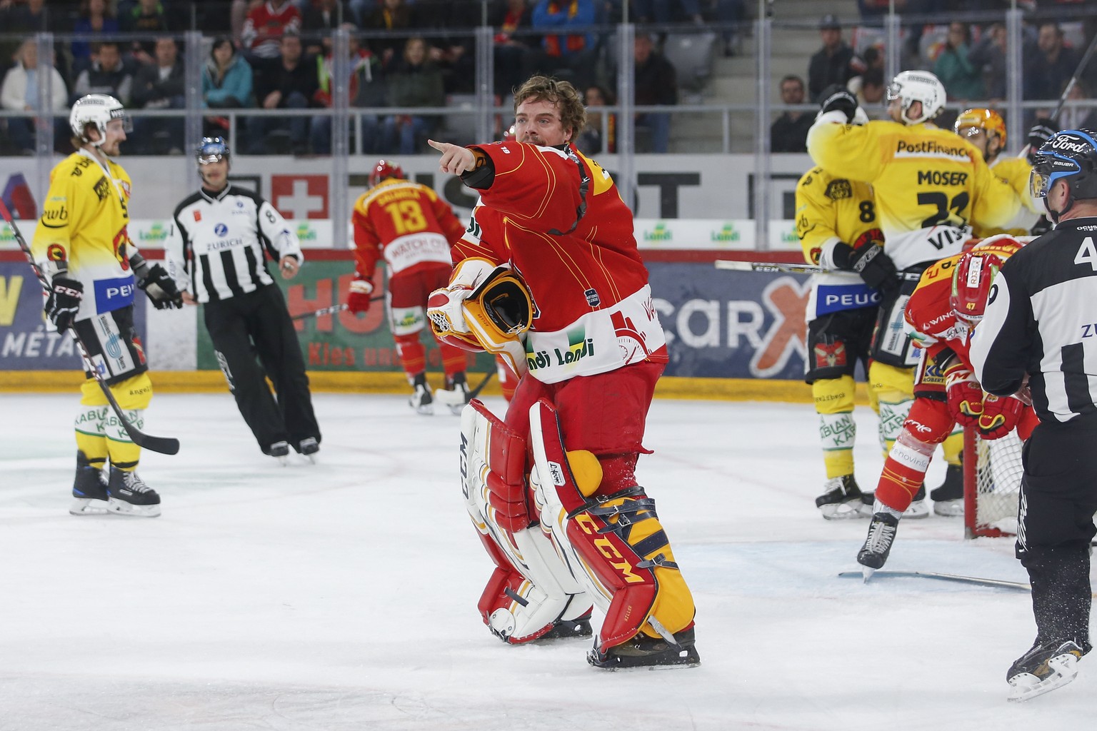 Bock von Jonas Hiller Bern kann Playoff, Biel immer noch nicht