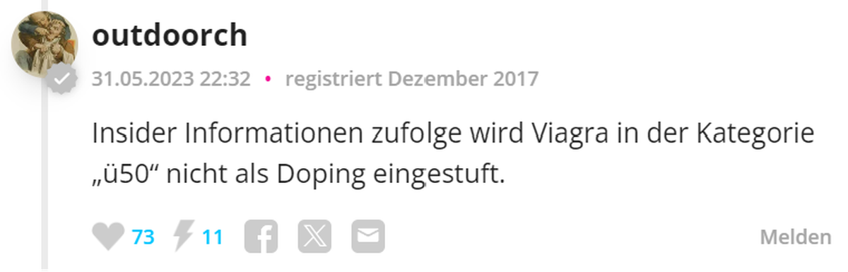 Kommentare zu den Sex-Weltmeisterschaften in Schweden.