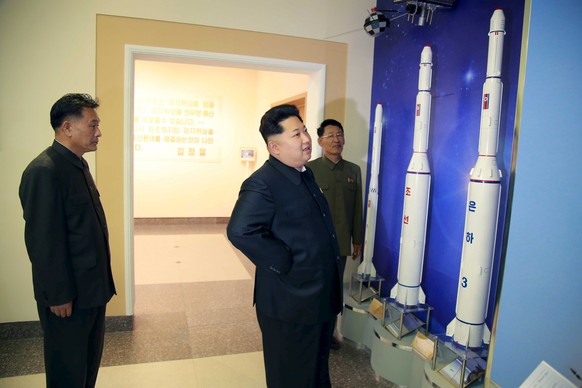 Nordkoreas Machthaber Kim Jong Un habe den Befehl zum Abschuss der ballistischen Rakete erteilt - wer sonst ...