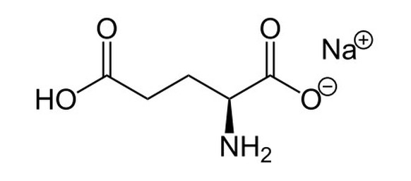 Mononatriumglutamat - MSG - monosodium glutamate 
https://en.wikipedia.org/wiki/Monosodium_glutamate#/media/File:Monosodium_glutamate_Structural_Formula_V1.svg