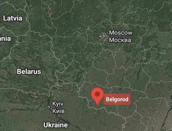 Belgorod map Karte