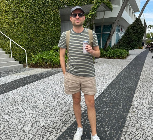 watson-Reporter Ralph Steiner in Miami, USA.