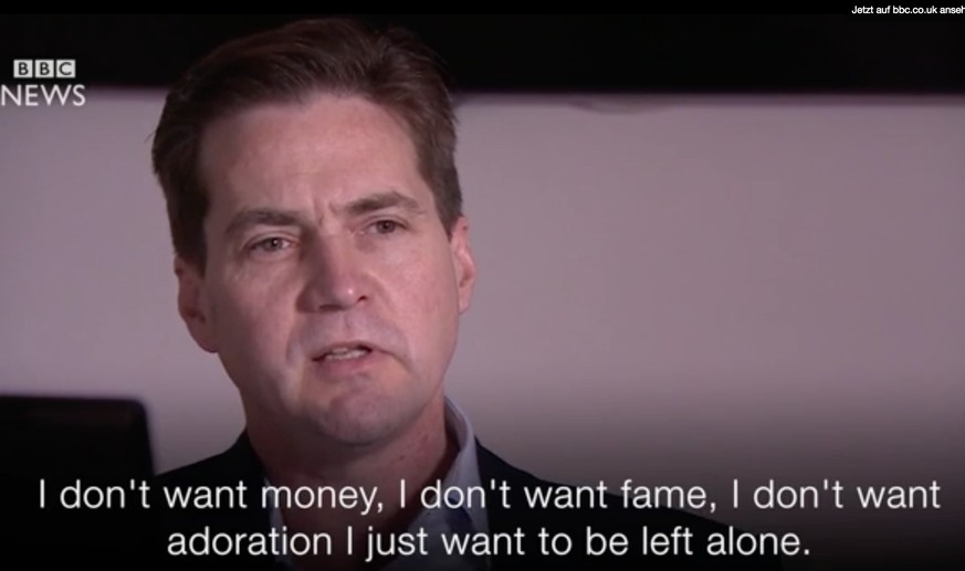 Gestatten: Mr. Bitcoin, aka&nbsp;Craig Wright.