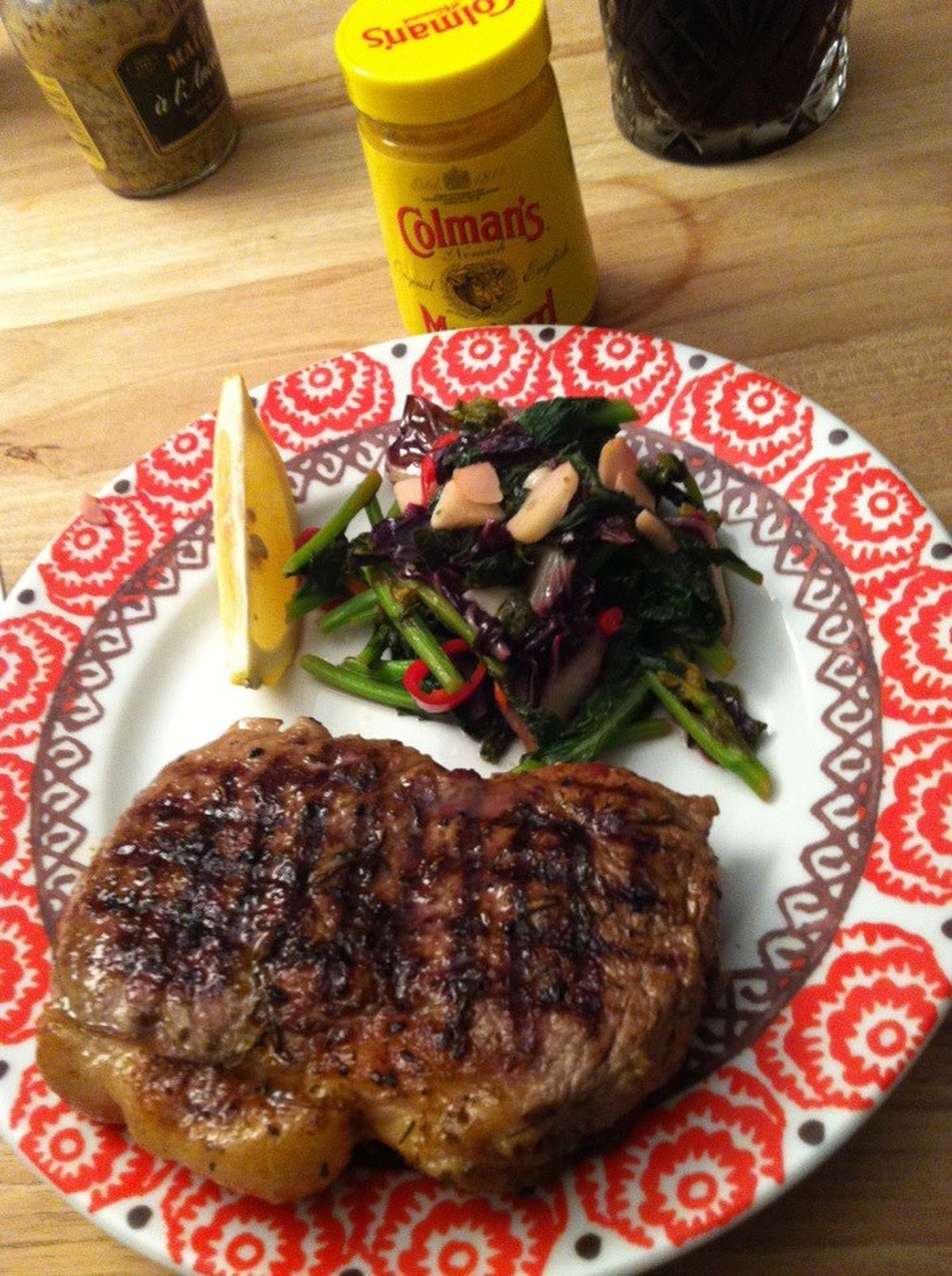 Steak rindfleisch senf colman's home cooking
