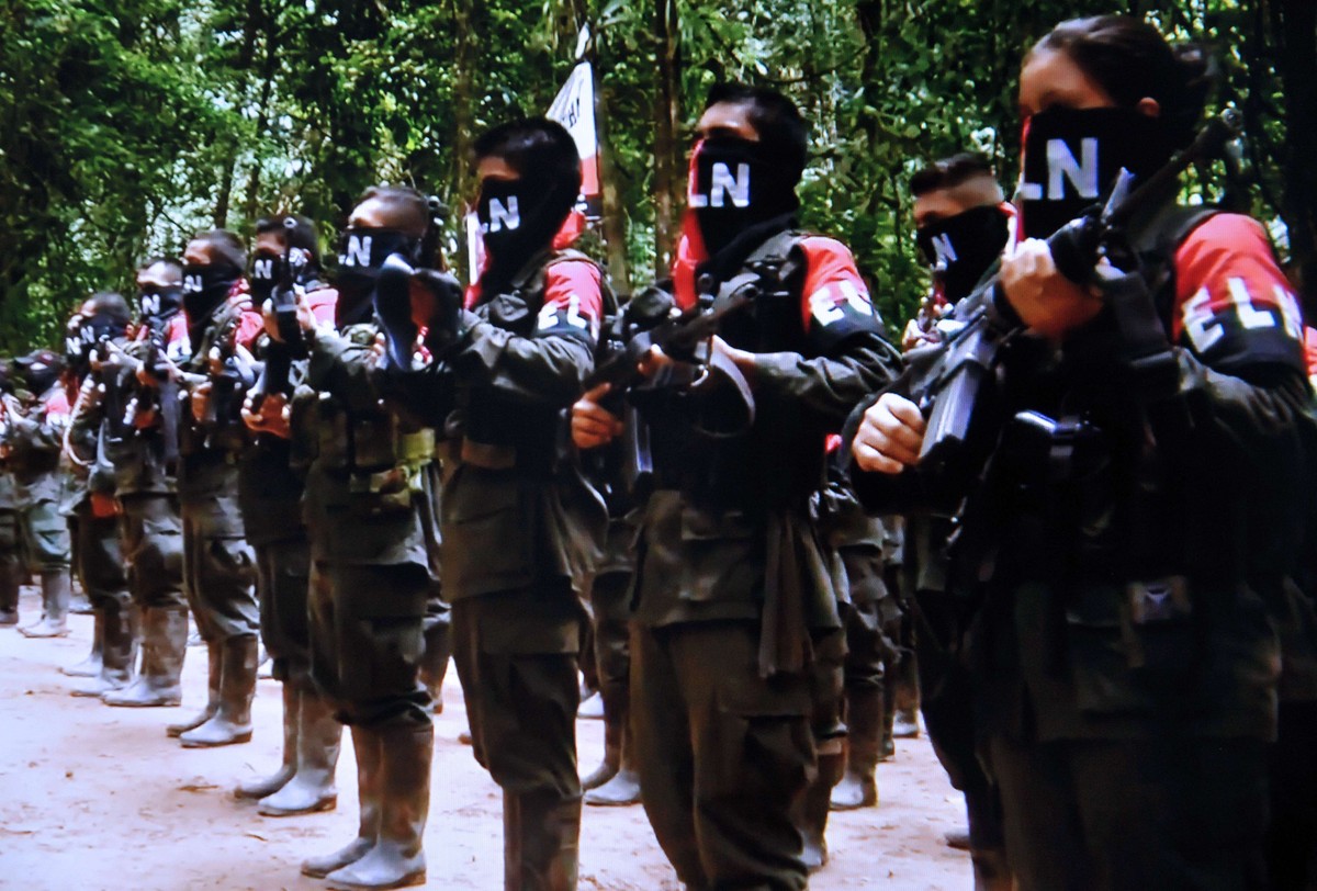Bild der ELN-Rebellen.