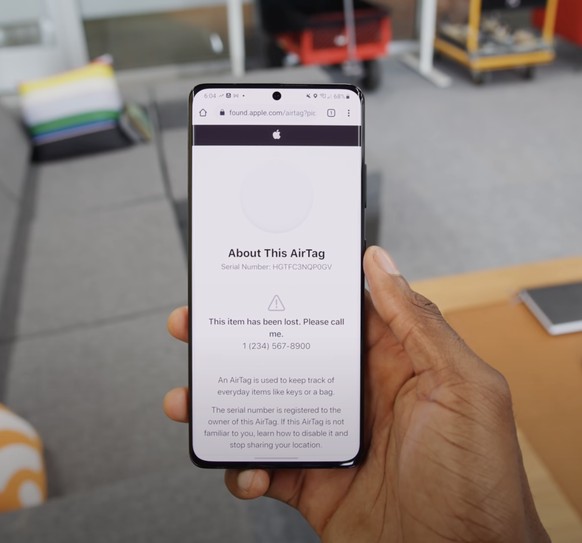 Android-User können den Eigentümer eines Apple AirTag ausfindig machen.