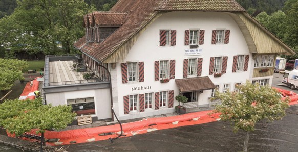 Hochwasser 2005 Rückblick Aarau