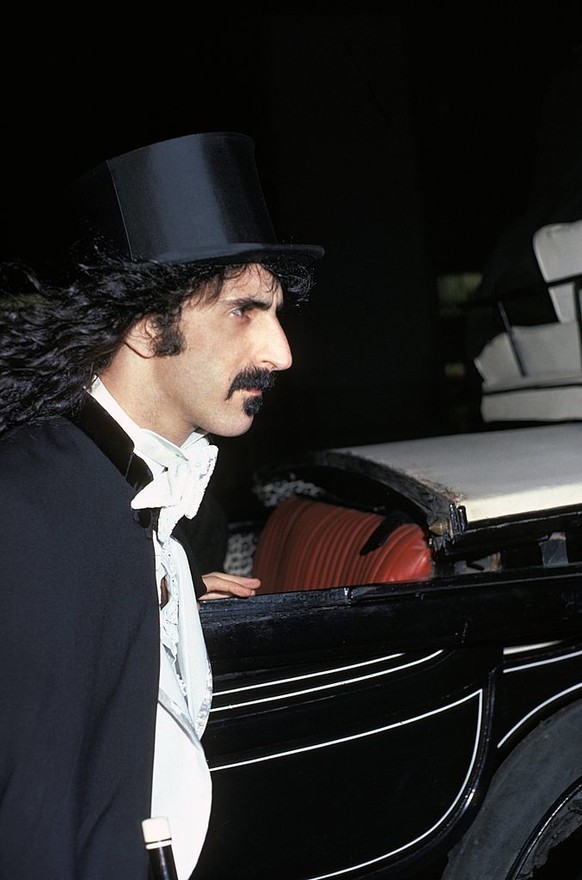 UNITED STATES - OCTOBER 31: Photo of Frank ZAPPA; Hosting a Halloween party for Record Industry members at the Copa in New York (Photo by Richard E. Aaron/Redferns)