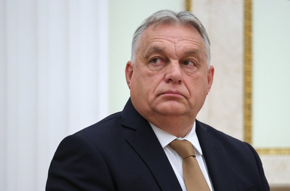 Russia Hungary 9060382 28.11.2025 Hungarian Prime Minister Viktor Orban attends a meeting with Russian President Vladimir Putin at the Kremlin in Moscow, Russia. Alexander Kazakov / Sputnik Moscow Rus ...