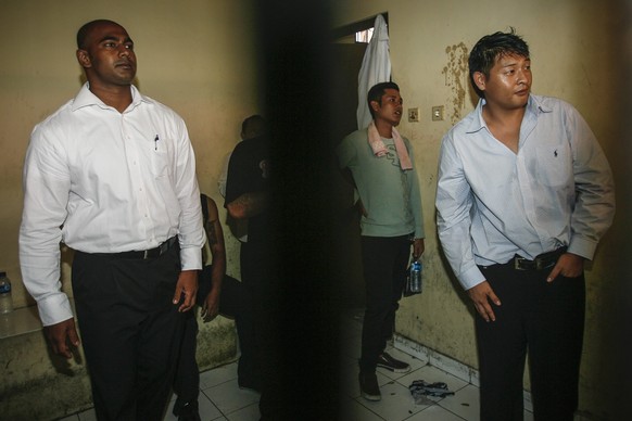 Andrew Chan (rechts) und Myuran Sukumaran