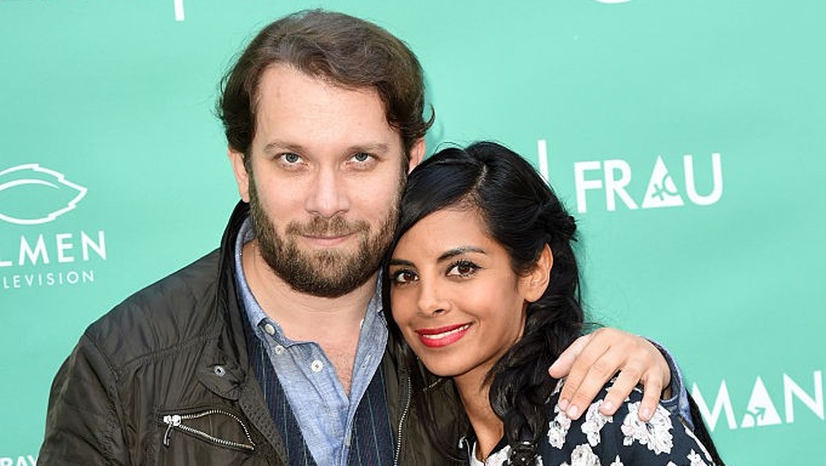 MUNICH, GERMANY - SEPTEMBER 08: Actor Christian Ulmen and his wife Collien Ulmen-Fernandes attend 'Mann/Frau' Web Series Season 2 Kick Off Event at Die Registratur on September 8, 2015 in Mu ...