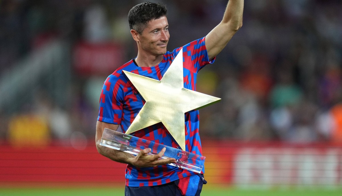 In Barcelona ist Robert Lewandowski bereits der unbestrittene Superstar der Mannschaft.